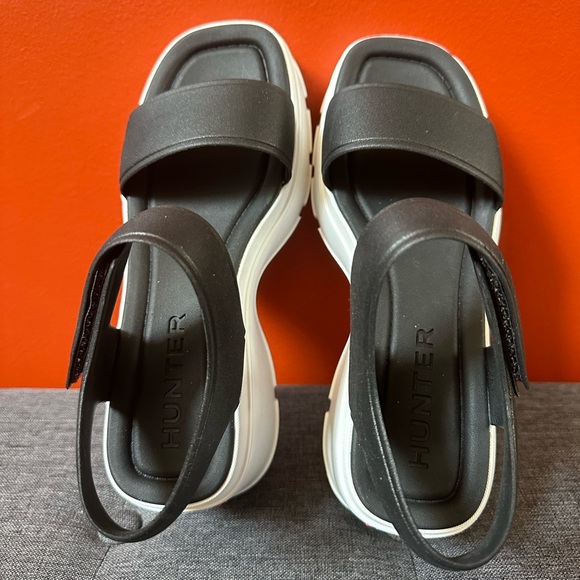 Hunter Women's Abel Casual Platform Wedge Sandals Size 7.0 NEW - Picture 7 of 11